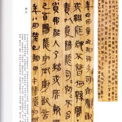 Selected Ink Marks on Bamboo Slips of the Qin and Han Dynasties (5)