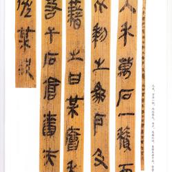 Selected Ink Marks on Bamboo Slips of the Qin and Han Dynasties (4)