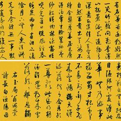Su Shi Begonia Poems in Cursive Script