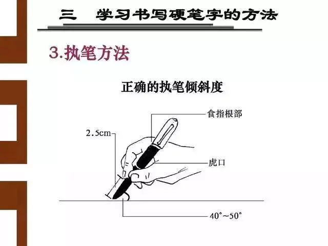 钢笔练字技巧